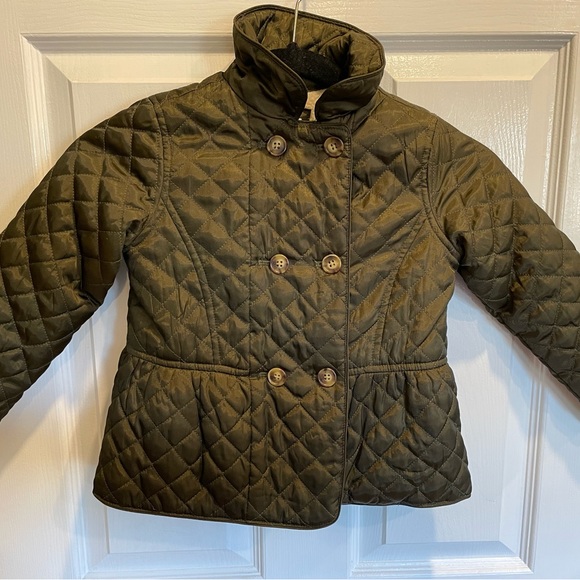 Girls Gap double breasted jacket with shearling interior - Picture 2 of 7